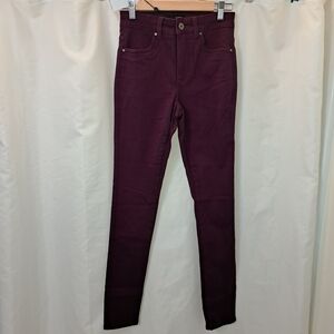 NWT Sz 2L Universal Standard Women's Skinny Jeans - Burgundy